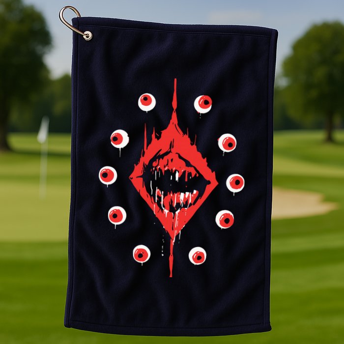 Ultrakill Eyeballs Golf Towel
