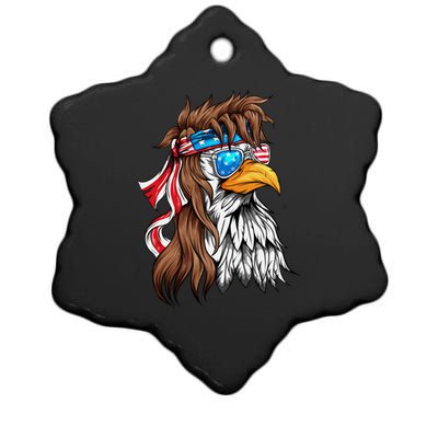 Usa Eagle Us Flag Bandana America National Day Gift Ceramic Star Ornament