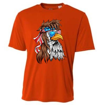 Usa Eagle Us Flag Bandana America National Day Gift Cooling Performance Crew T-Shirt