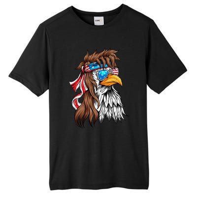 Usa Eagle Us Flag Bandana America National Day Gift Tall Fusion ChromaSoft Performance T-Shirt