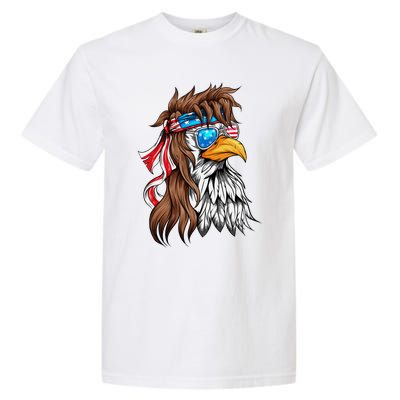 Usa Eagle Us Flag Bandana America National Day Gift Garment-Dyed Heavyweight T-Shirt