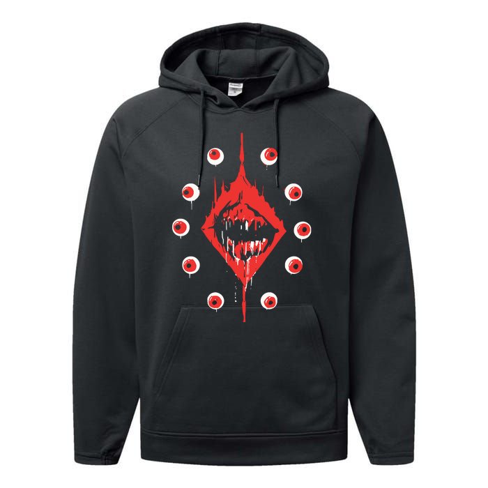 Ultrakill Eyeballs Performance Fleece Hoodie