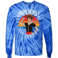 Unbreakable Eds Warrior Vintage Sunset Cute Gift Tie-Dye Long Sleeve Shirt