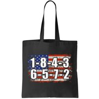 Usa Flag 18436572 Firing Order Small Block Engine V8 Block Tote Bag