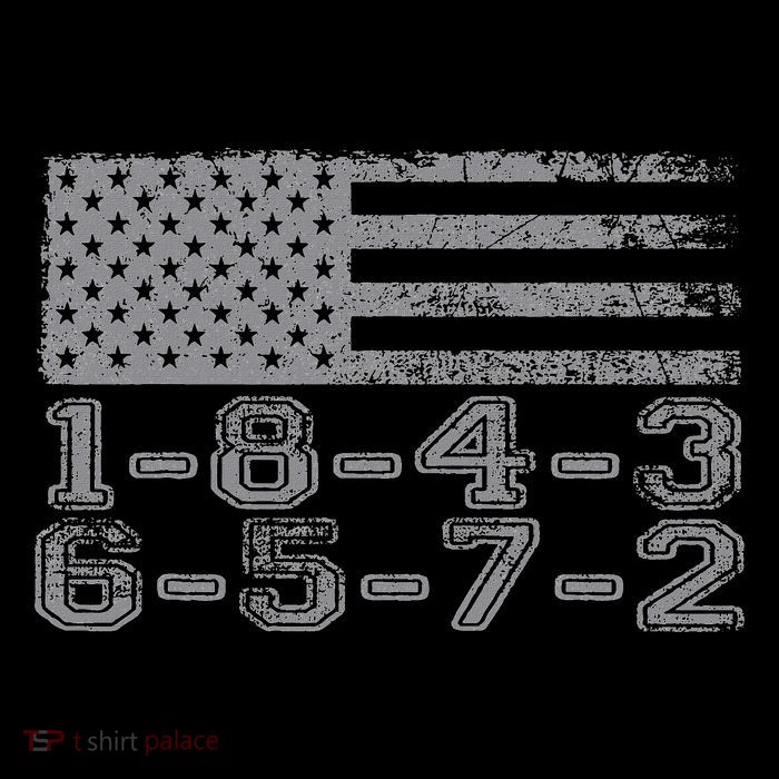 Usa Flag 18436572 Firing Order Block Engine V8 Block High Crown Mesh Back Trucker Hat