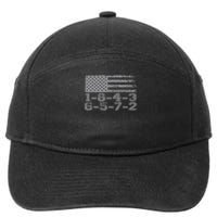 Usa Flag 18436572 Firing Order Block Engine V8 Block 7-Panel Snapback Hat