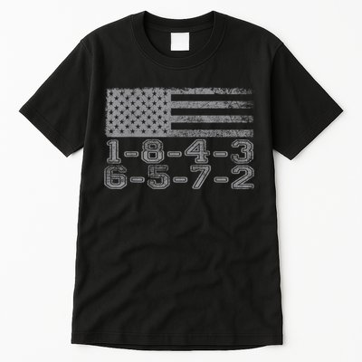 Usa Flag 18436572 Firing Order Small Block Engine Gift Tall T-Shirt