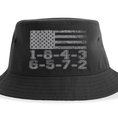 Usa Flag 18436572 Firing Order Small Block Engine Gift Sustainable Bucket Hat