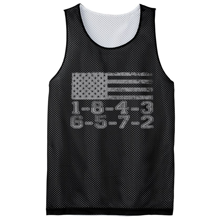 Usa Flag 18436572 Firing Order Small Block Engine Gift Mesh Reversible Basketball Jersey Tank