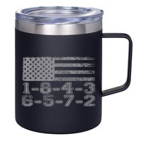 Usa Flag 18436572 Firing Order Small Block Engine Gift 12oz Stainless Steel Coffee Mug