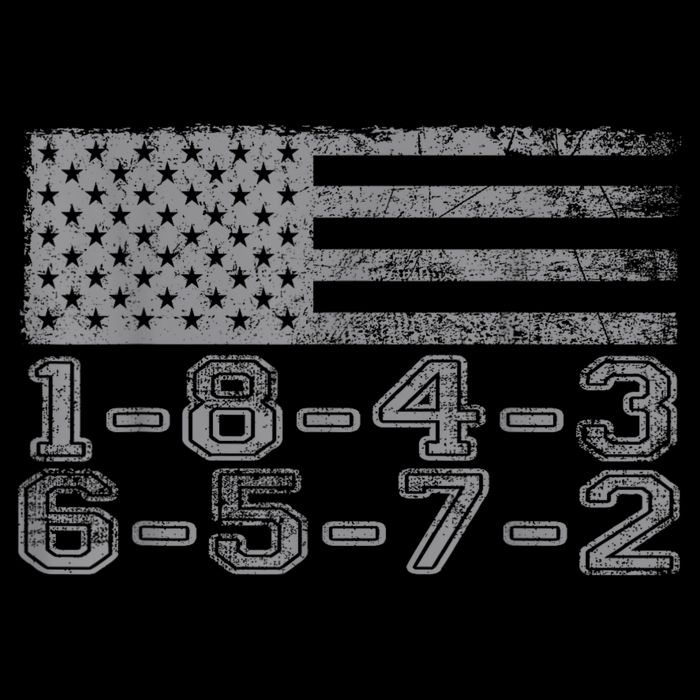 Usa Flag 18436572 Firing Order Small Block Engine Gift Youth Performance Sprint T-Shirt