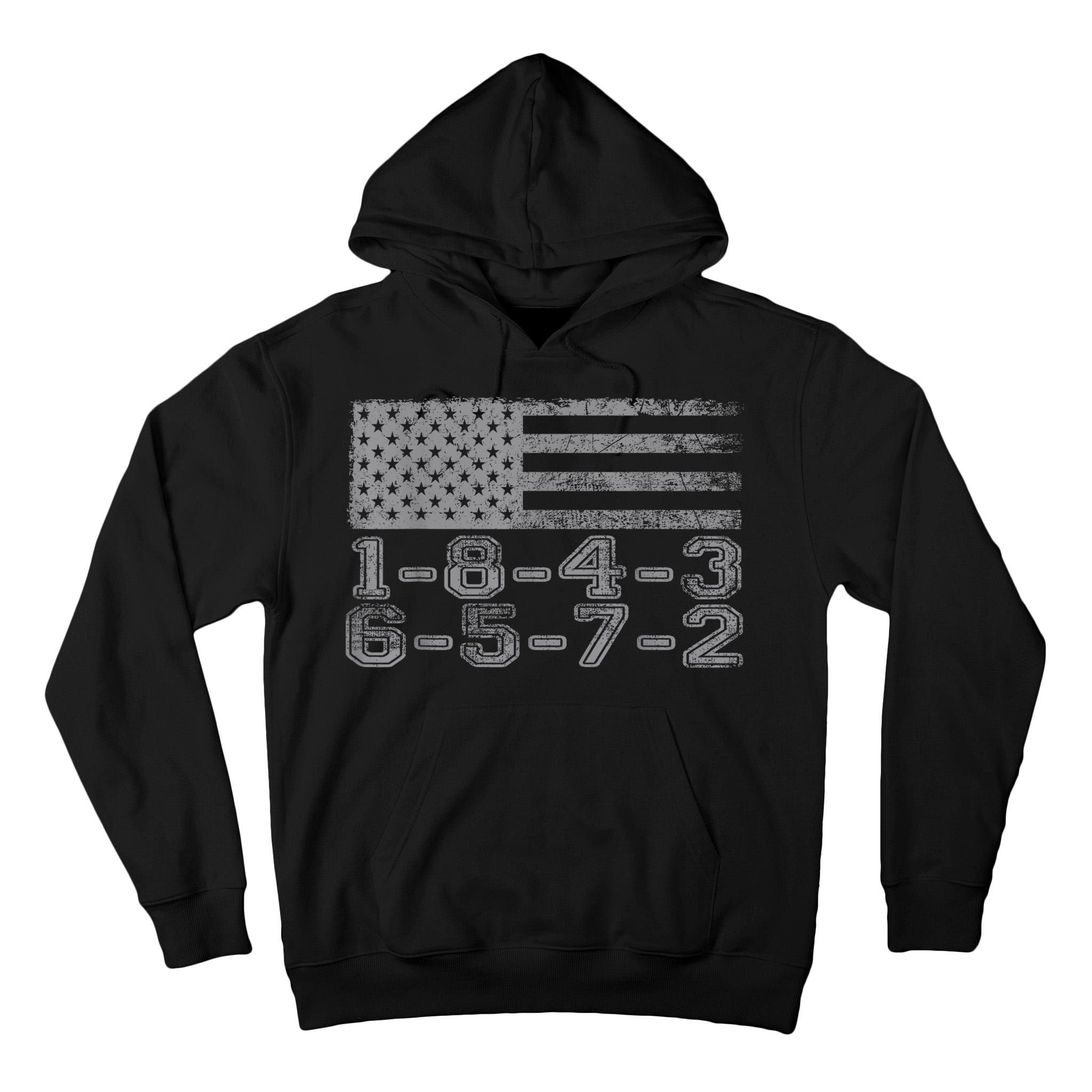 Usa Flag 18436572 Firing Order Small Block Engine Gift Tall Hoodie