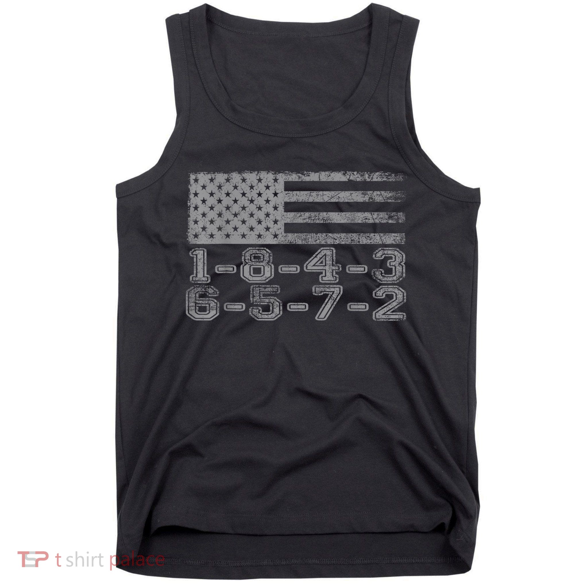 Usa Flag 18436572 Firing Order Small Block Engine Gift Tank Top