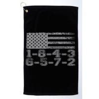 Usa Flag 18436572 Firing Order Small Block Engine Gift Golf Towel