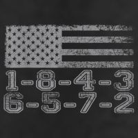 Usa Flag 18436572 Firing Order Small Block Engine Gift Golf Towel