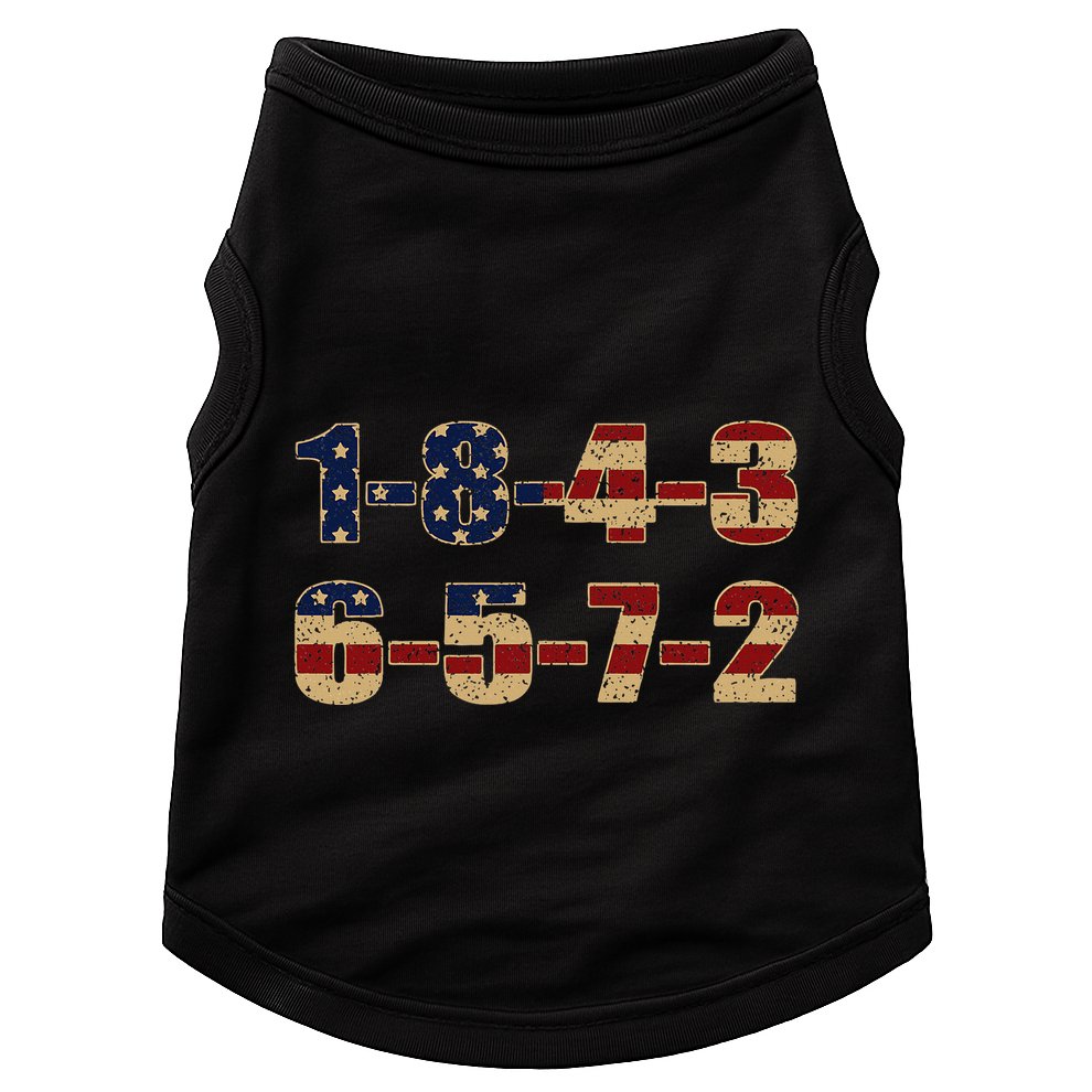 USA Flag 18436572 Firing Order Small Block Doggie Tank