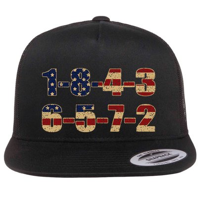 USA Flag 18436572 Firing Order Small Block Flatbill Hat