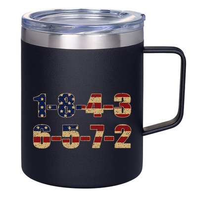 USA Flag 18436572 Firing Order Small Block 12oz Stainless Steel Coffee Mug