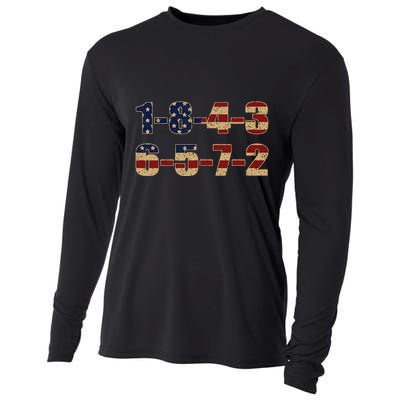 USA Flag 18436572 Firing Order Small Block Cooling Performance Long Sleeve Crew