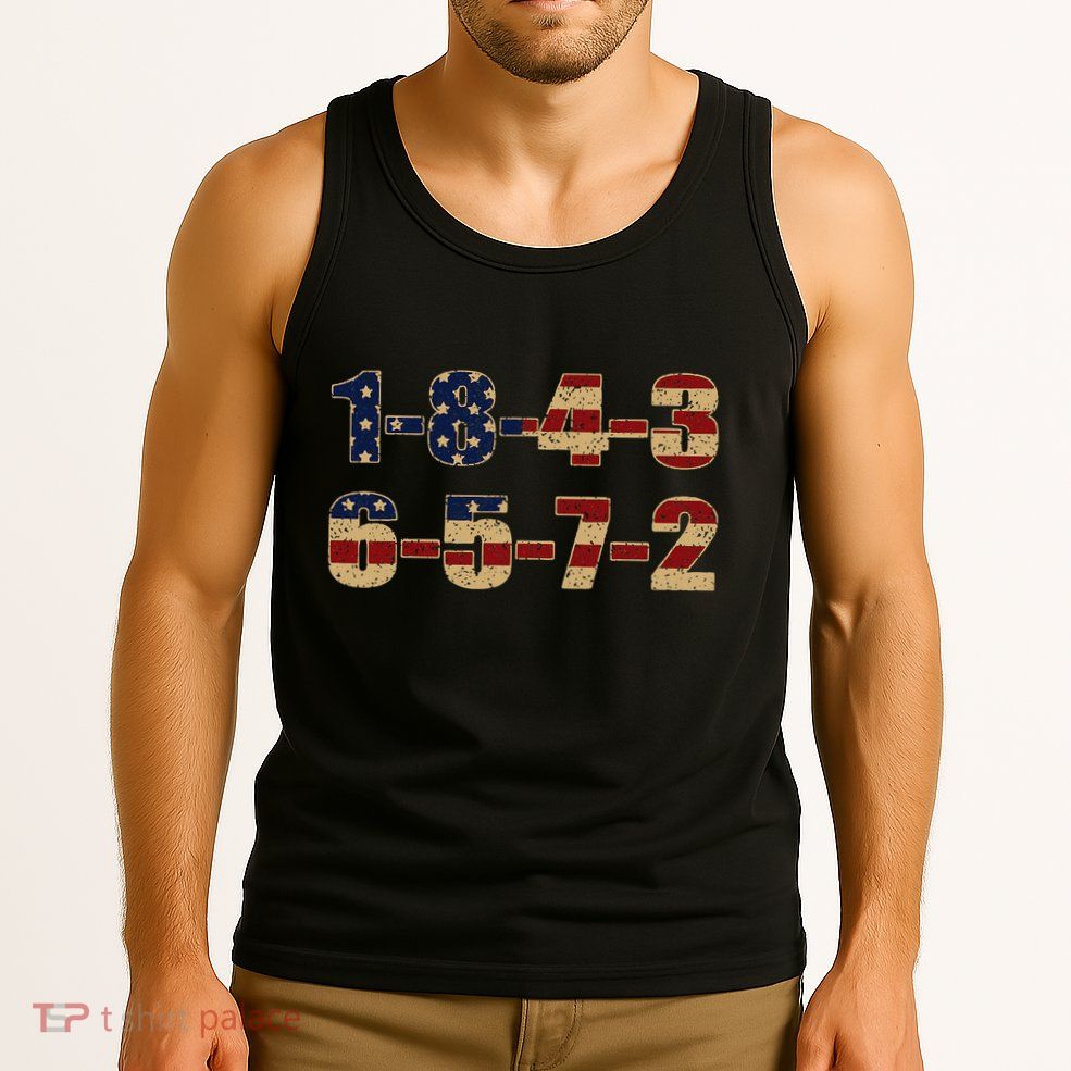 USA Flag 18436572 Firing Order Small Block Tank Top