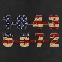 USA Flag 18436572 Firing Order Small Block Golf Towel