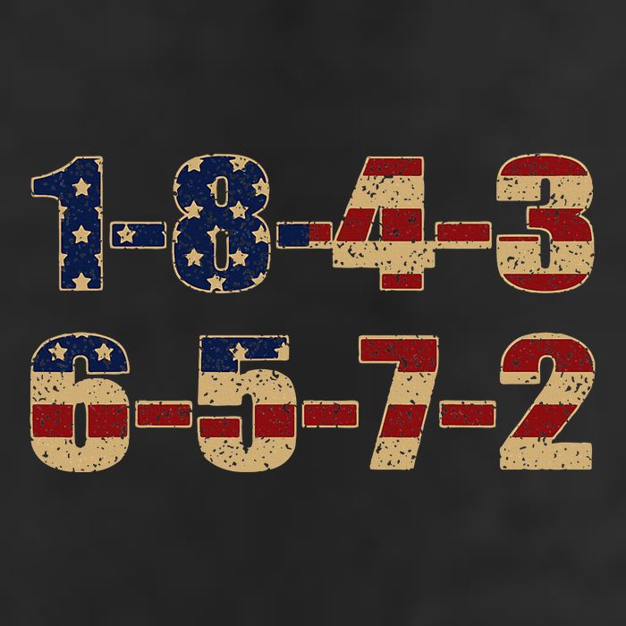 USA Flag 18436572 Firing Order Small Block Golf Towel