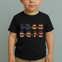 USA Flag 18436572 Firing Order Small Block Toddler T-Shirt