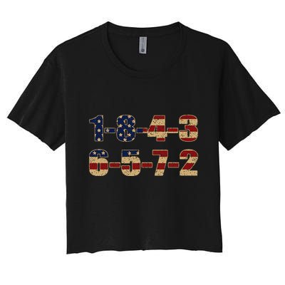 USA Flag 18436572 Firing Order Small Block Crop Top