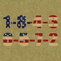 USA Flag 18436572 Firing Order Small Block Garment-Dyed Women's Muscle Tee