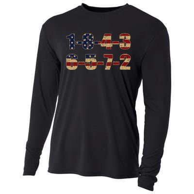 Usa Flag 18436572 Firing Order Small Block Engine V8 Block Cooling Performance Long Sleeve Crew