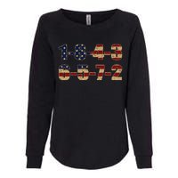 Usa Flag 18436572 Firing Order Small Block Engine V8 Block Womens California Wash Sweatshirt