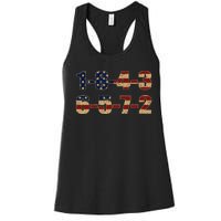 Usa Flag 18436572 Firing Order Small Block Engine V8 Block Women's Racerback Tank