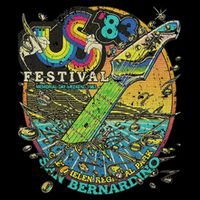 Us Festival 1983 Colorful Rainbow Music Fest Us 70s Bag