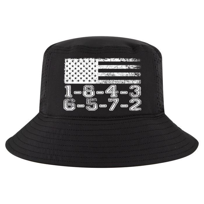 Usa Flag 18436572 Firing Order Small Block Engine V8 Block Gift Cool Comfort Performance Bucket Hat