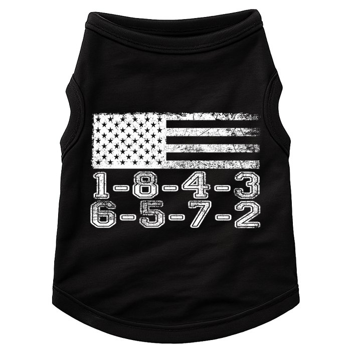 Usa Flag 18436572 Firing Order Small Block Engine V8 Block Gift Doggie Tank