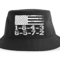 Usa Flag 18436572 Firing Order Small Block Engine V8 Block Gift Sustainable Bucket Hat