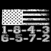 Usa Flag 18436572 Firing Order Small Block Engine V8 Block Gift Hooded Wearable Blanket