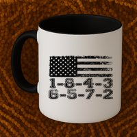 Usa Flag 18436572 Firing Order Small Block Engine V8 Block Gift Mug