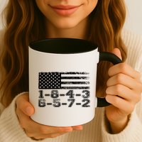 Usa Flag 18436572 Firing Order Small Block Engine V8 Block Gift Mug