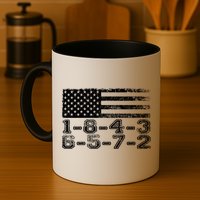 Usa Flag 18436572 Firing Order Small Block Engine V8 Block Gift Mug