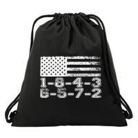 Usa Flag 18436572 Firing Order Small Block Engine V8 Block Gift Drawstring Bag