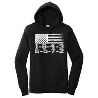 Usa Flag 18436572 Firing Order Small Block Engine V8 Block Gift Women's Pullover Hoodie