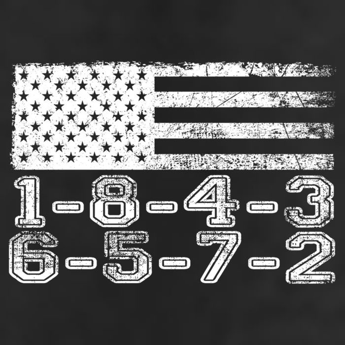 Usa Flag 18436572 Firing Order Small Block Engine V8 Block Gift Crop Fleece Hoodie