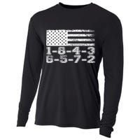 Usa Flag 18436572 Firing Order Small Block Engine V8 Block Gift Cooling Performance Long Sleeve Crew