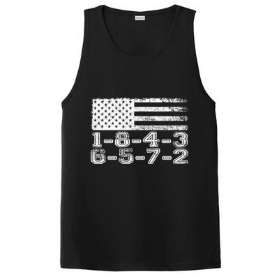Usa Flag 18436572 Firing Order Small Block Engine V8 Block Gift PosiCharge Competitor Tank