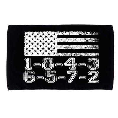 Usa Flag 18436572 Firing Order Small Block Engine V8 Block Gift Microfiber Hand Towel