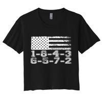 Usa Flag 18436572 Firing Order Small Block Engine V8 Block Gift Crop Top