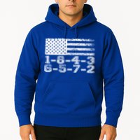 Usa Flag 18436572 Firing Order Small Block Engine V8 Block Gift Hoodie