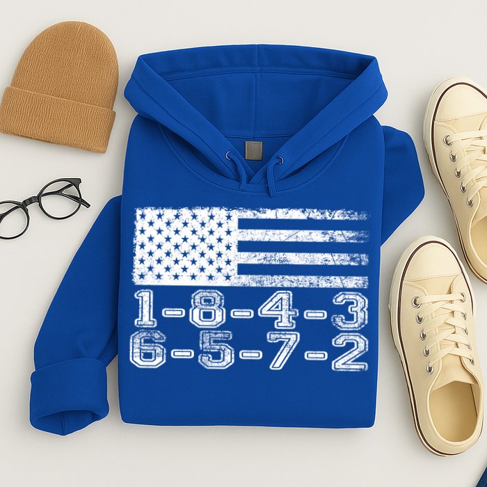 Usa Flag 18436572 Firing Order Small Block Engine V8 Block Gift Hoodie