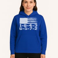 Usa Flag 18436572 Firing Order Small Block Engine V8 Block Gift Hoodie